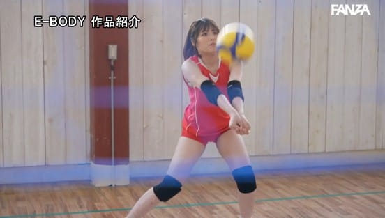 インターハイ出場歴のあるストイックなアスリートは性欲がバカ強い-。172cmがっちり体型の巨乳デカ尻バレーボール選手 AVデビュー 能城星華サンプル１